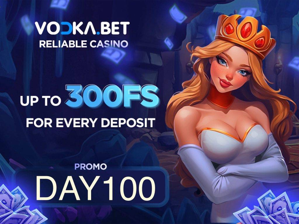 Промокод на 300 фриспинов в водке казино